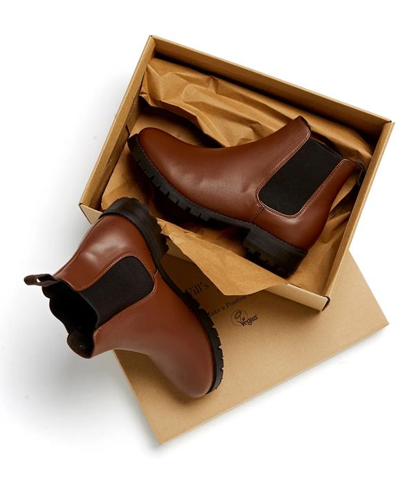 Chelsea Boots Luxe Deep Tread Chestnut Brown