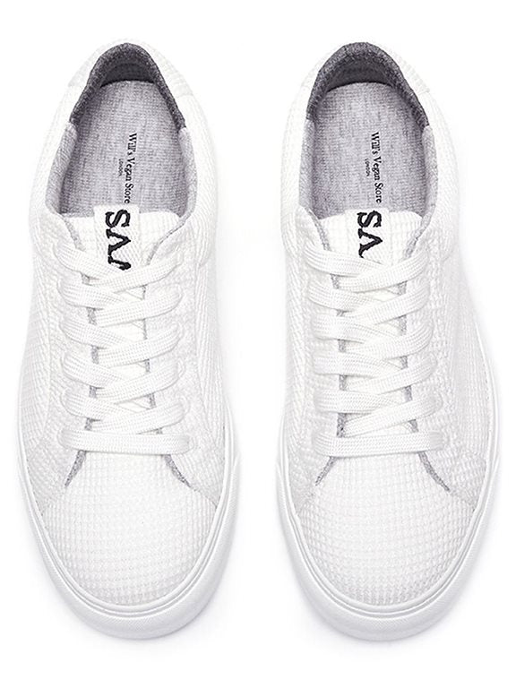 Sneakers Ldn Biodegradable White Knit