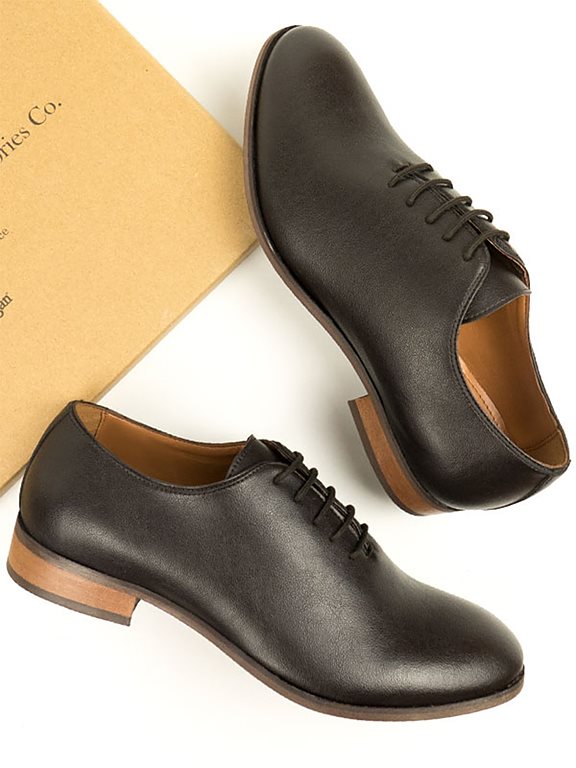 City Oxfords Dark Brown