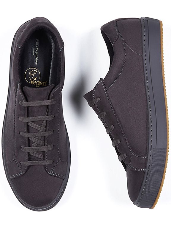 Sneakers Grey Vegan Suede