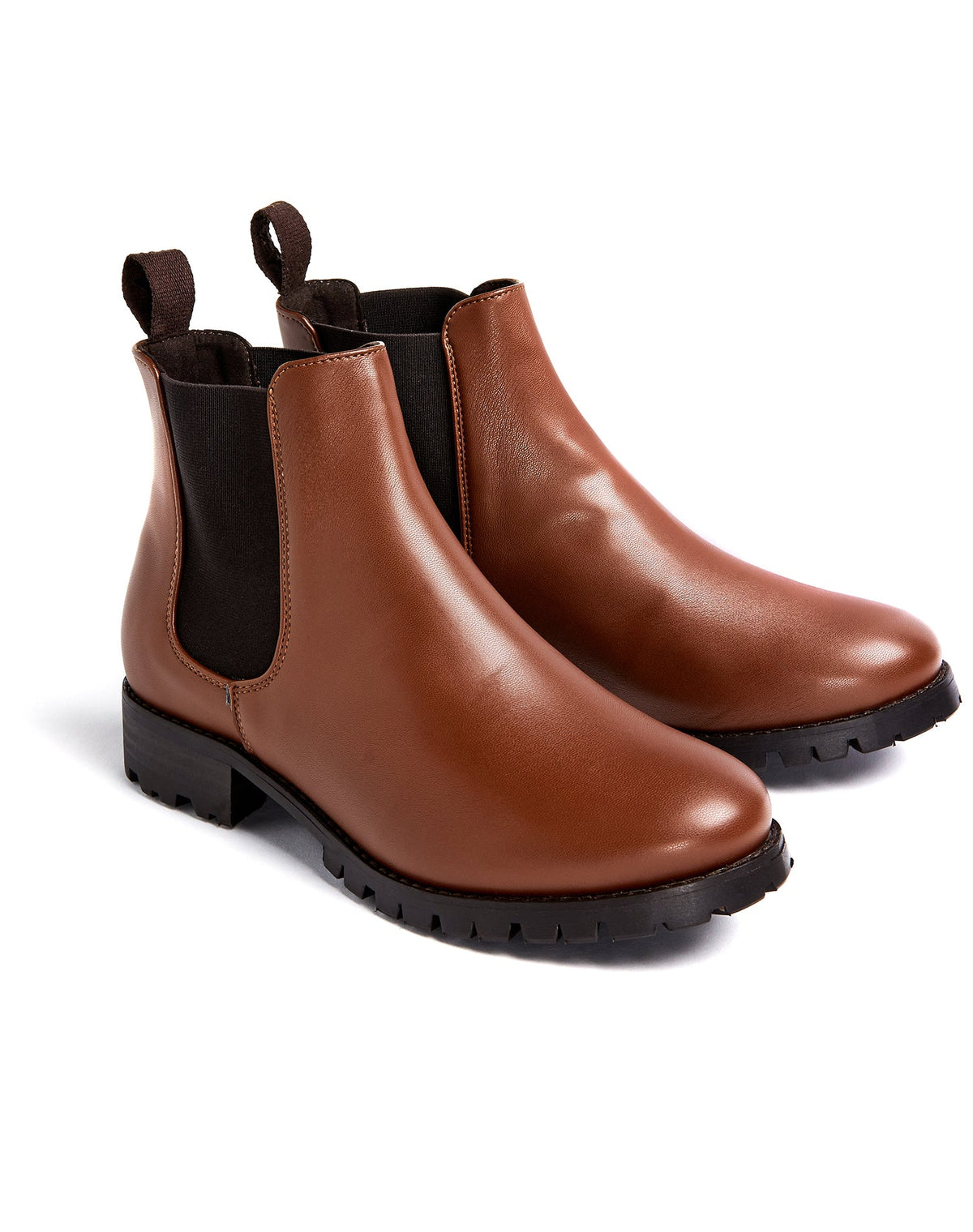  Luxe Deep Tread Chelsea Boots
