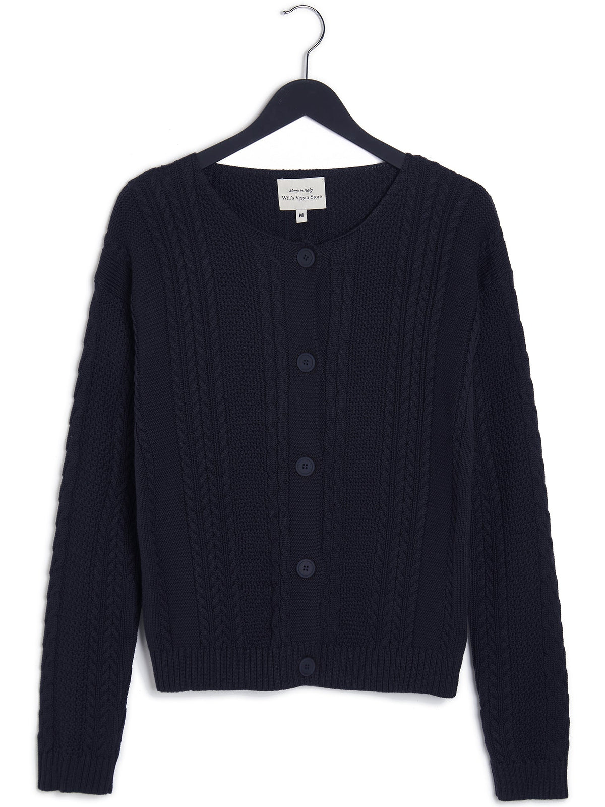  Chunky Button Up Knited Cardigan