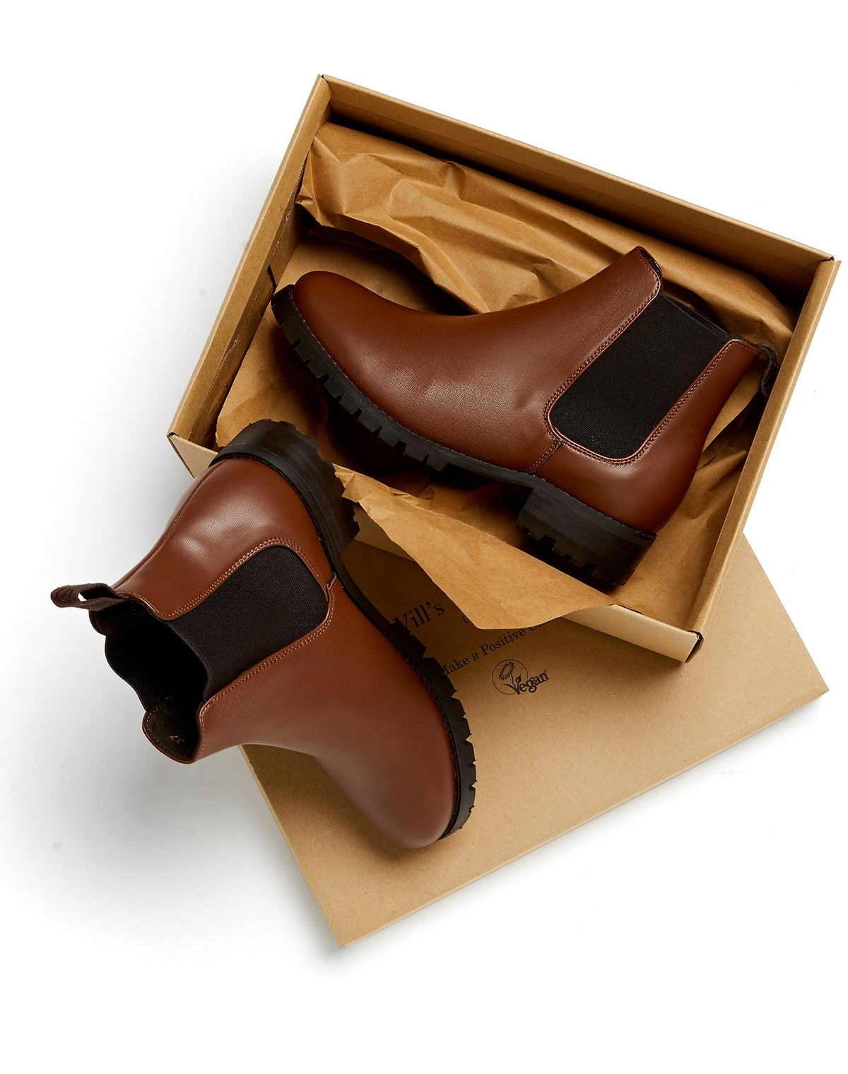  Luxe Deep Tread Chelsea Boots