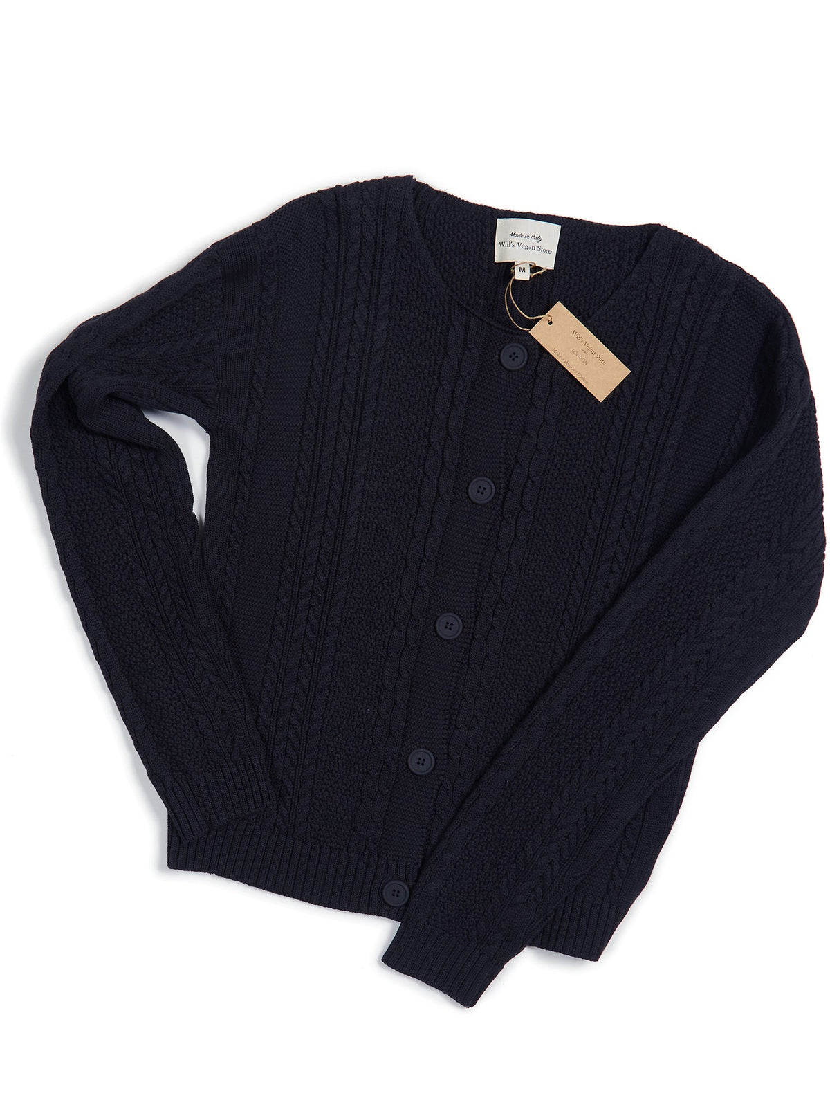  Chunky Button Up Knited Cardigan