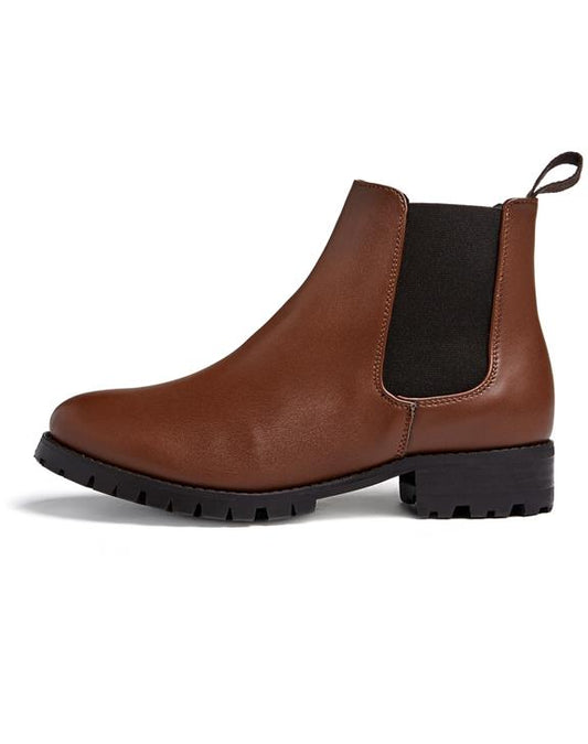  Chelsea Boots Luxe Deep Tread Chestnut Brown