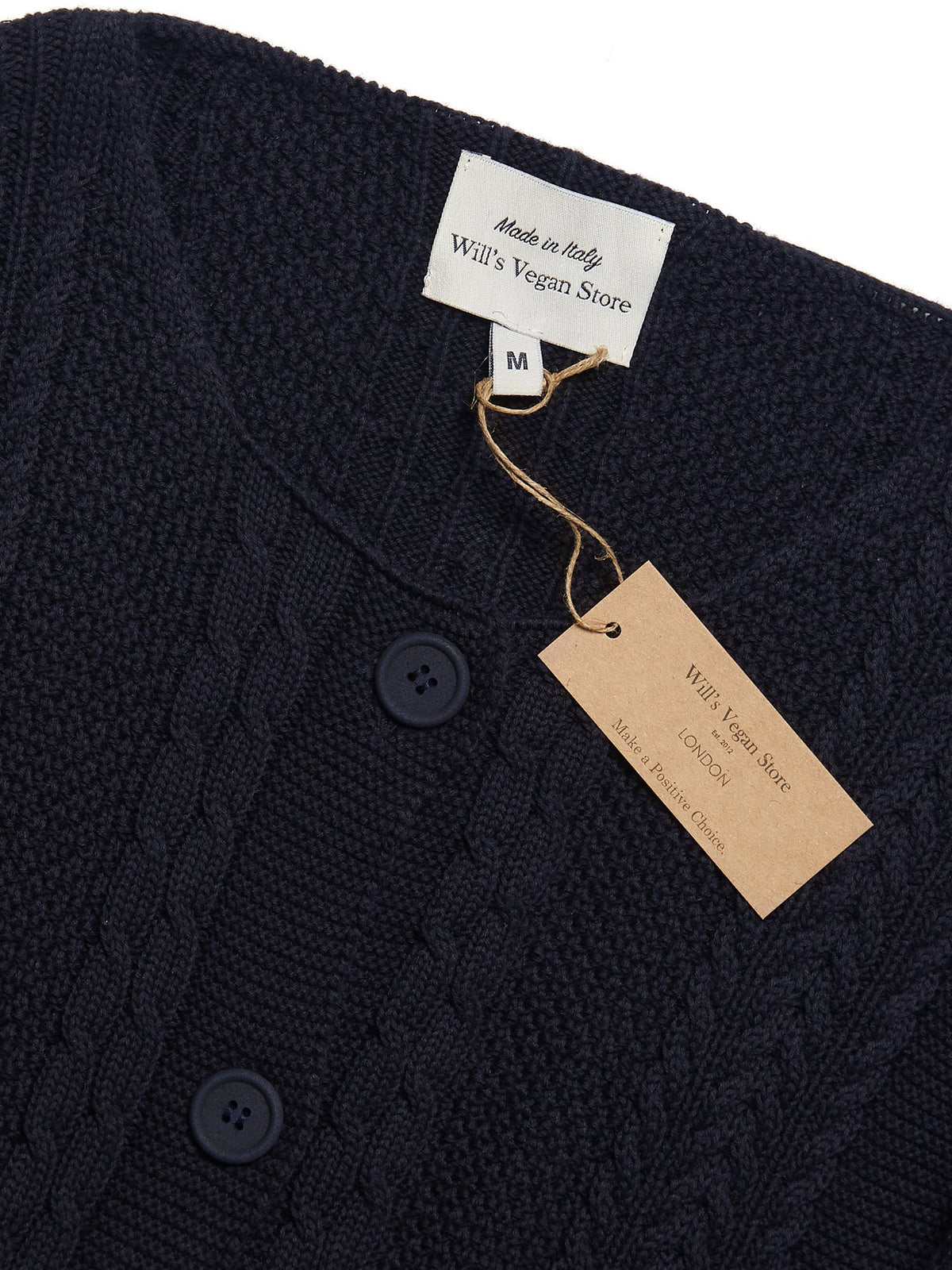  Chunky Button Up Knited Cardigan