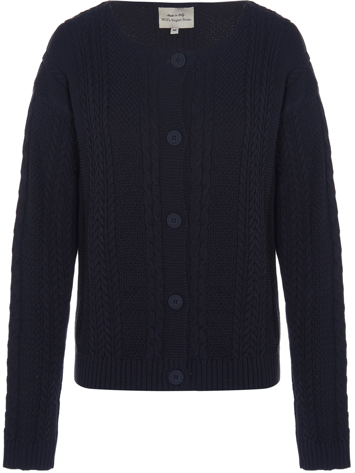  Chunky Button Up Knited Cardigan