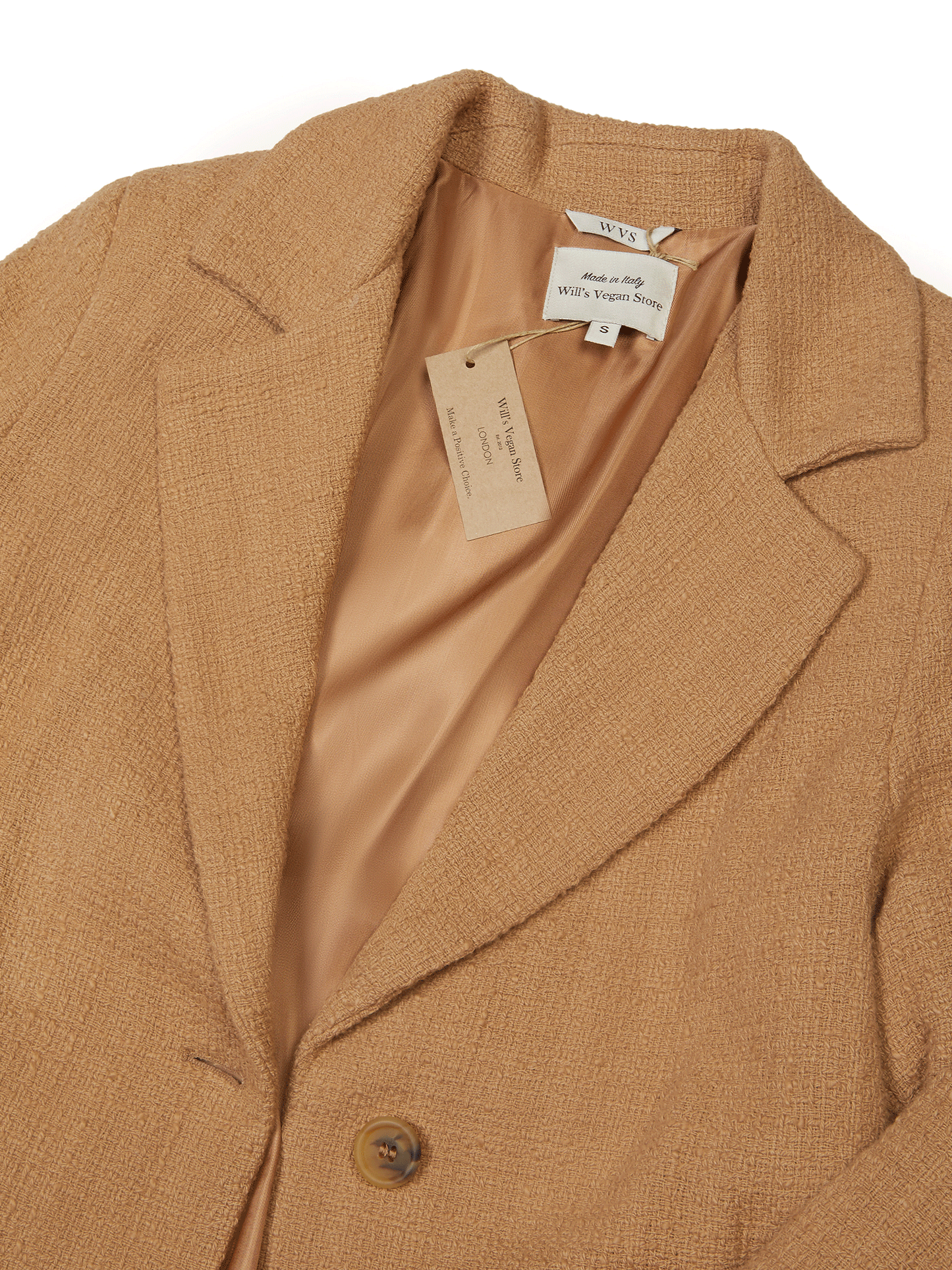  Structured Vegan Wool Coat