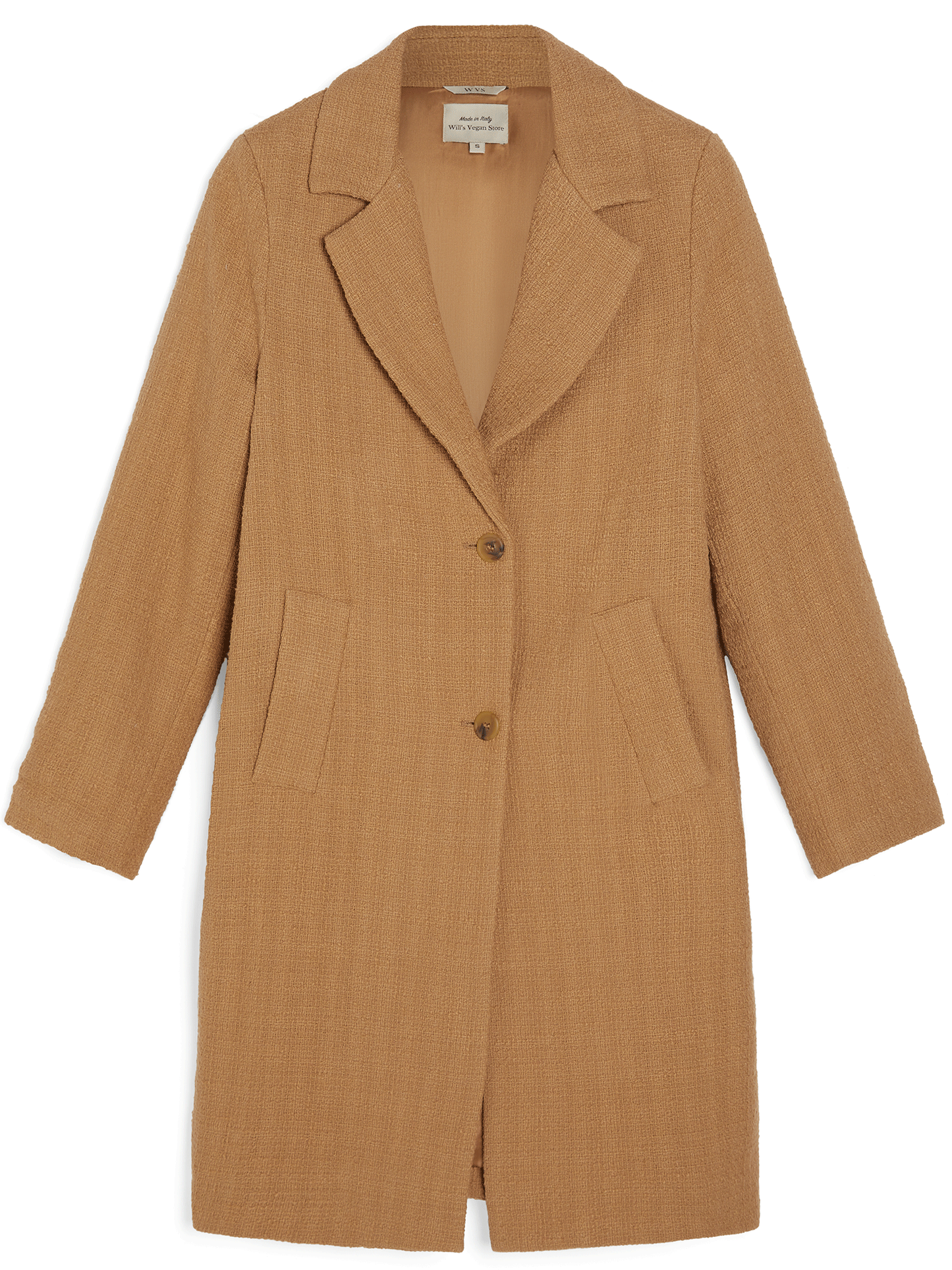  Structured Vegan Wool Coat