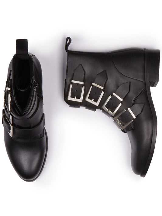  4 Strap Biker Boots