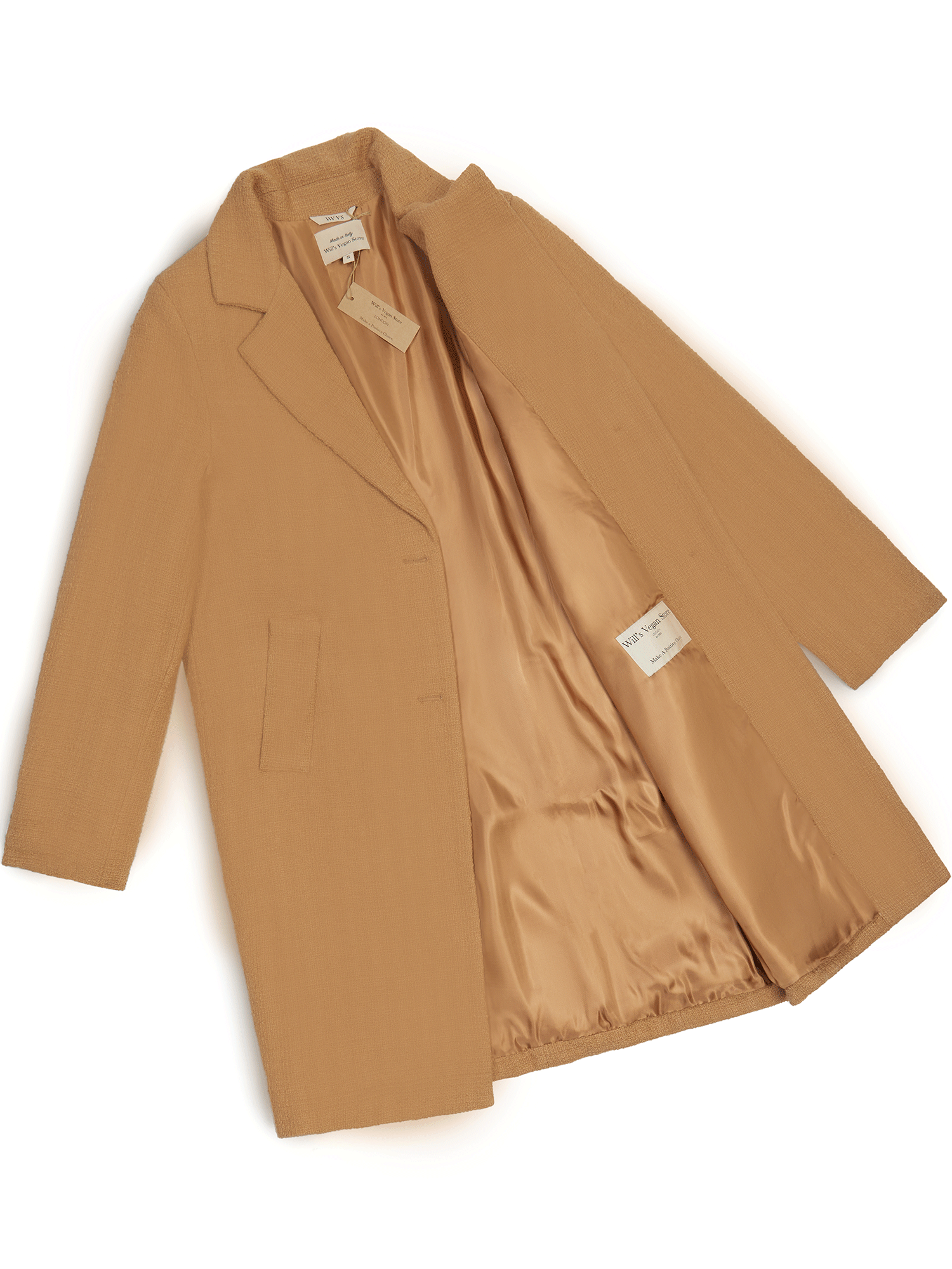  Structured Vegan Wool Coat