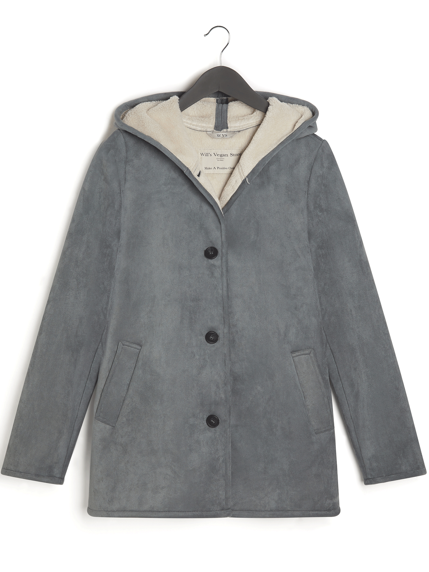  Recycled Vegan Shearling Coat