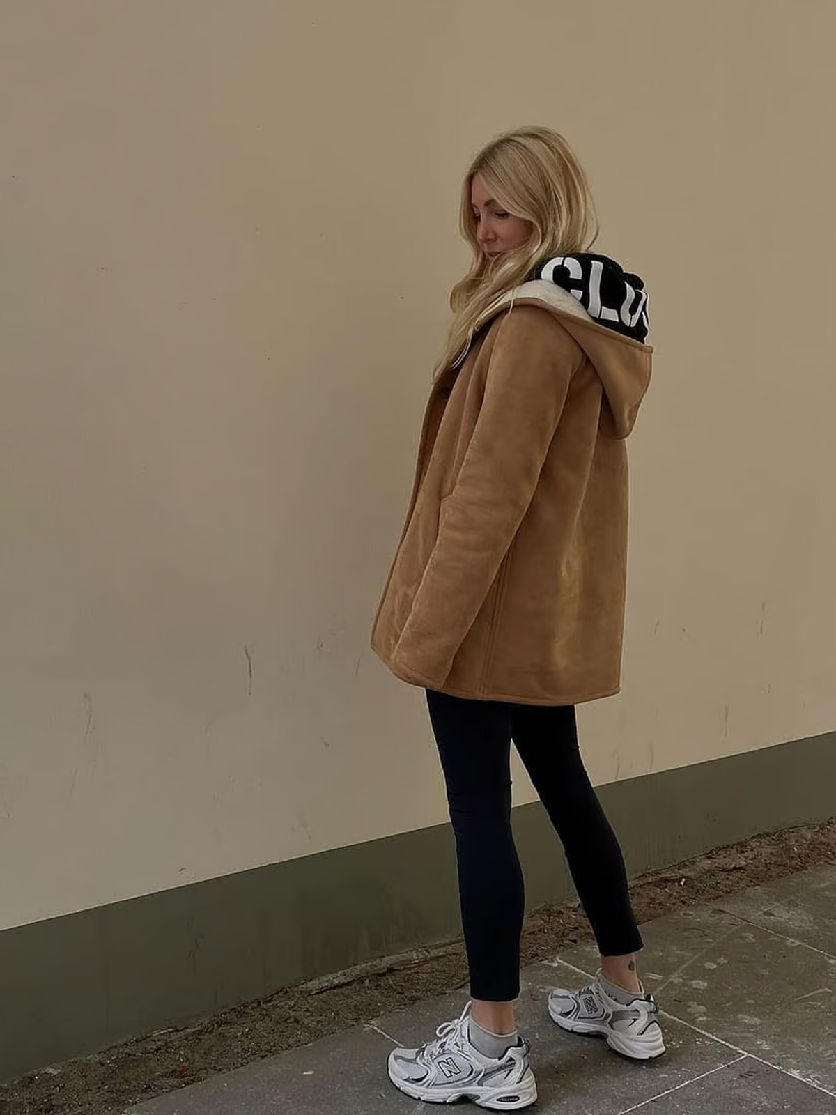 Recycled Vegan Shearling Coat
