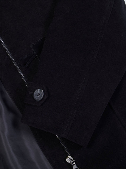  Vegan Wool Duffle Coat With Recycled Vegan Shearling