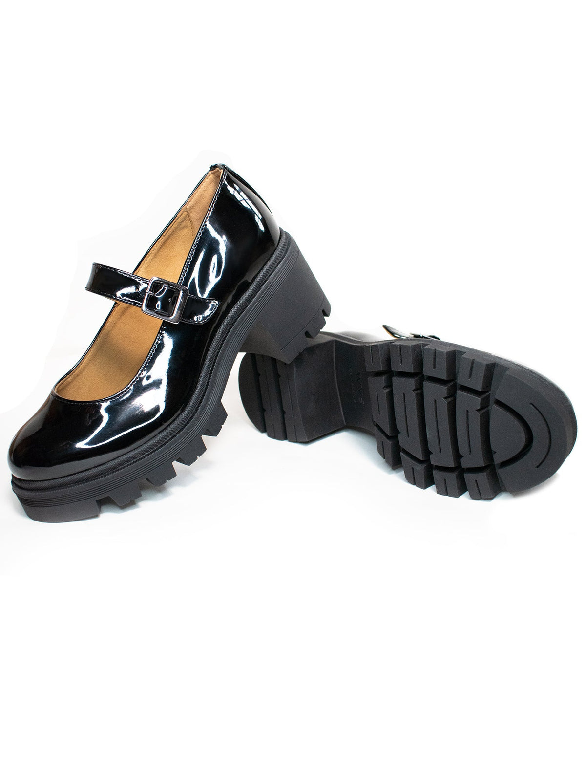  Track Sole Mary Janes