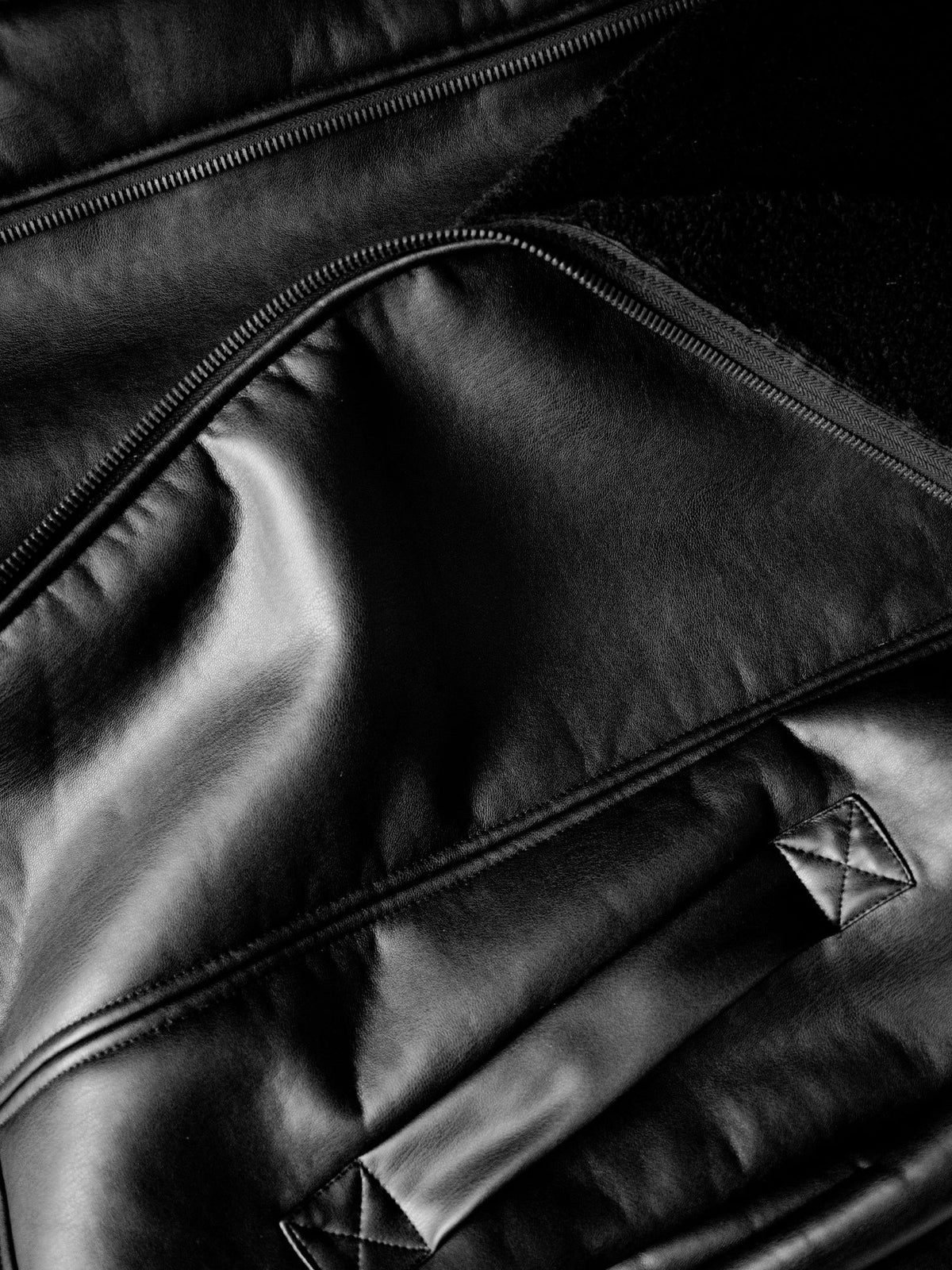  Oversized Recycled Vegan Shearling Aviator Jacket