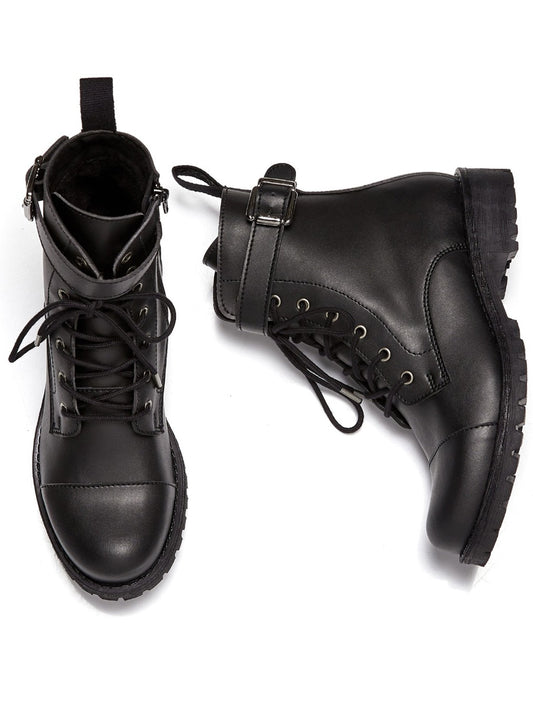  Buckled Work Boots