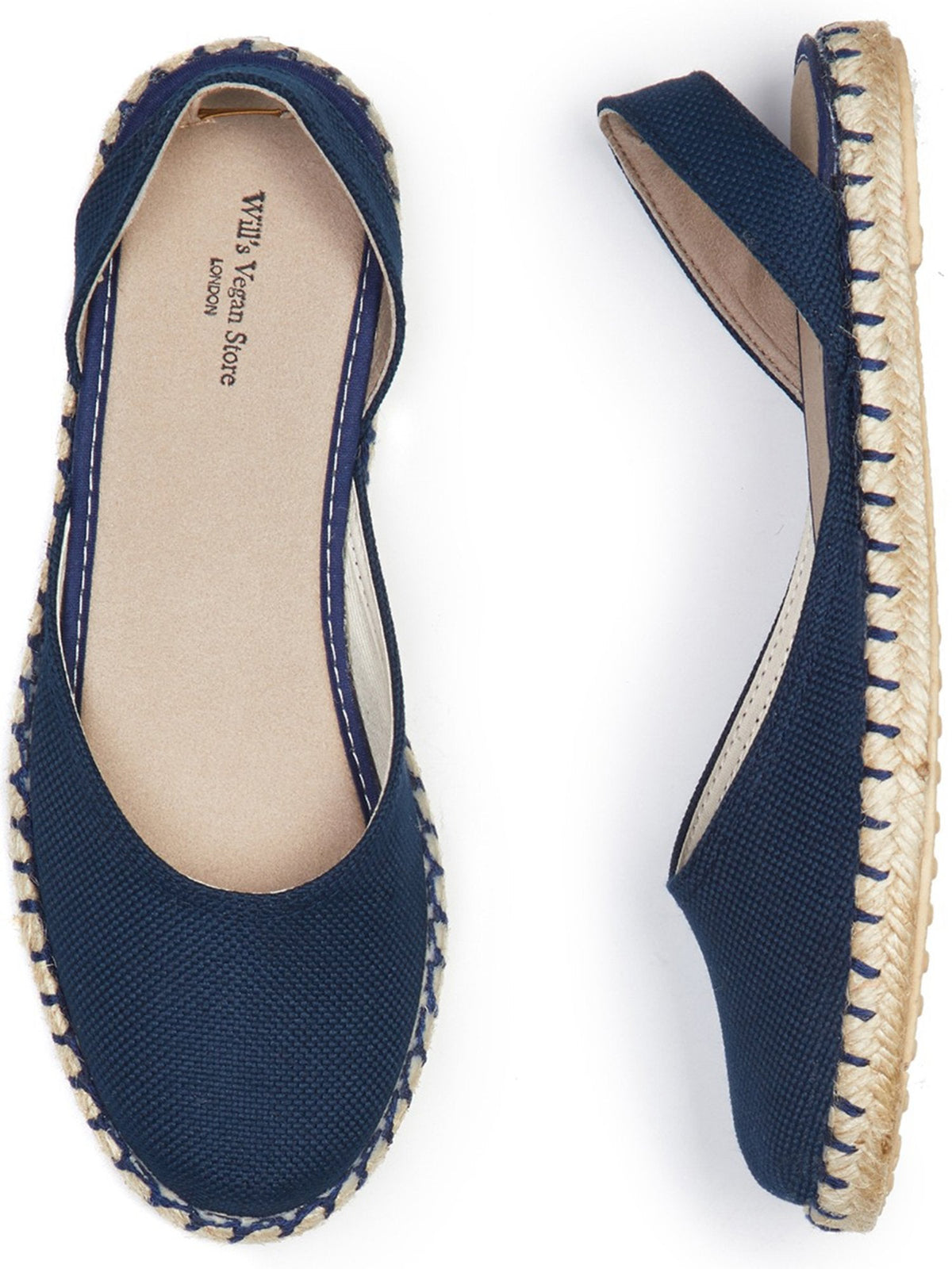  Recycled Espadrille Slingbacks