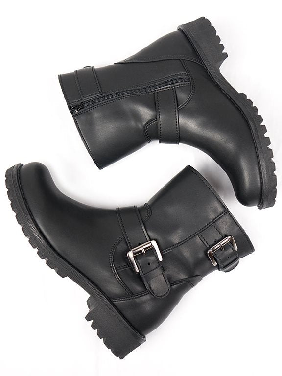  Biker Boots Black