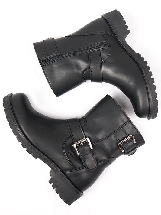  Biker Boots Black