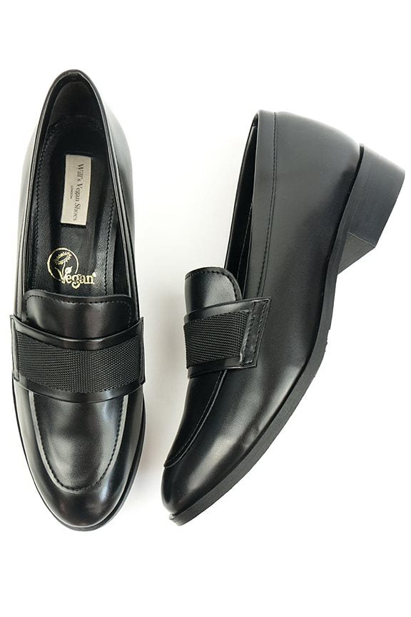  Loafers Ribbon Black