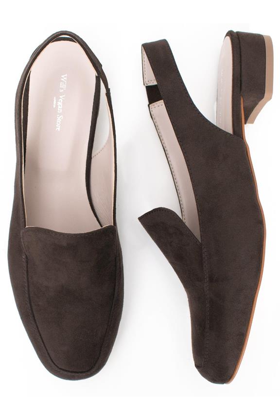  Loafers Slingback Dark Brown