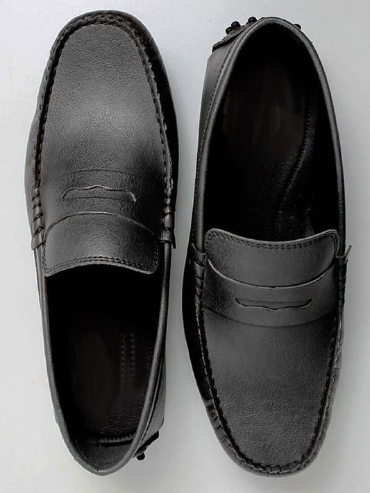  Penny Driving Loafers Black