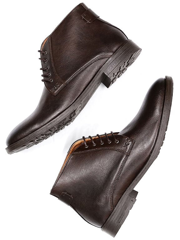 Boots Chukka Dark Brown