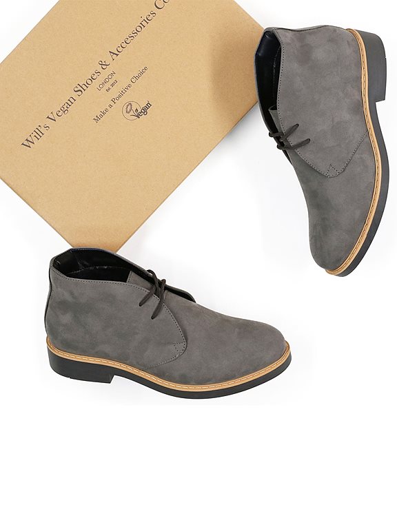  Desert Boots Signature Vegan Suede Grey