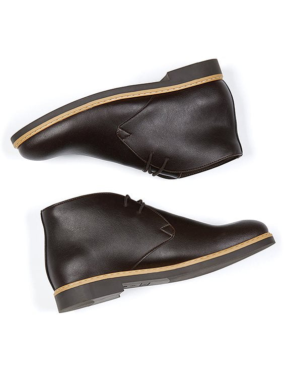  Desert Boots Signature Vegan Leather Dark Brown