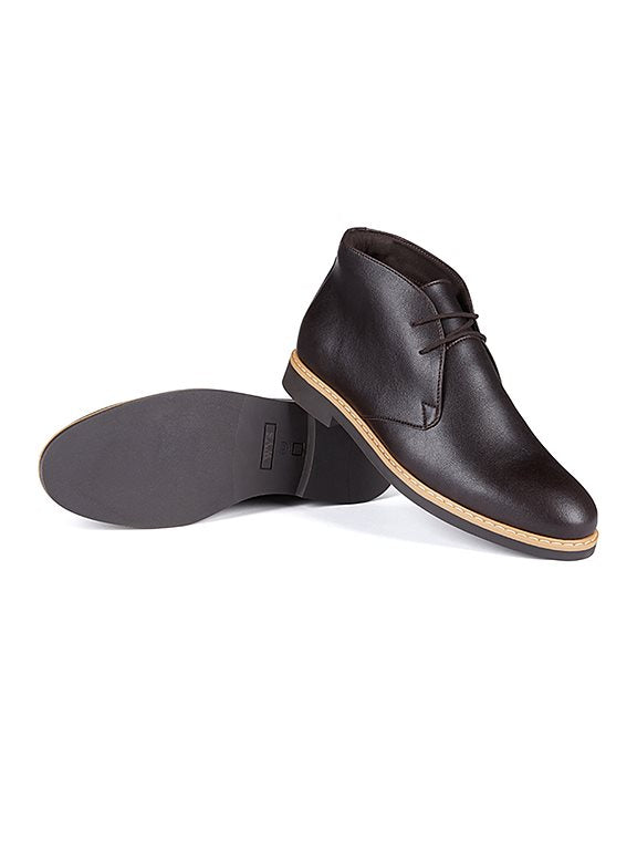  Desert Boots Signature Vegan Leather Dark Brown