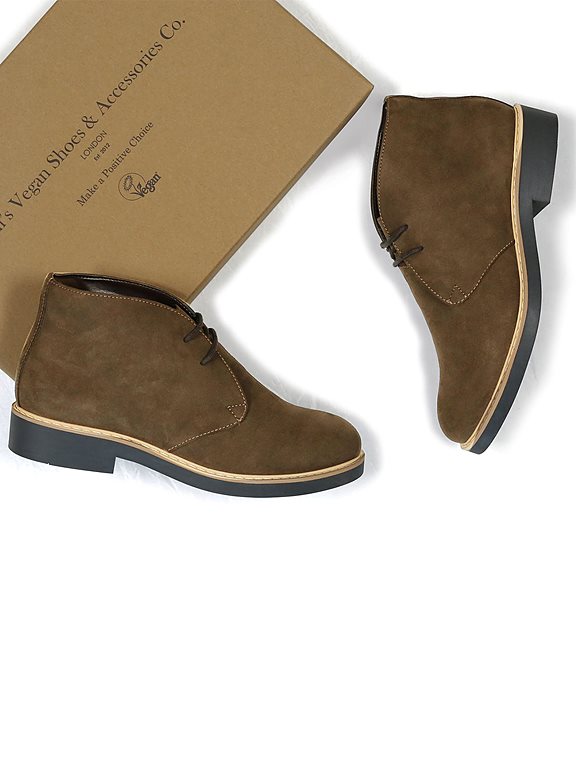  Desert Boots Signature Vegan Suede Dark Brown