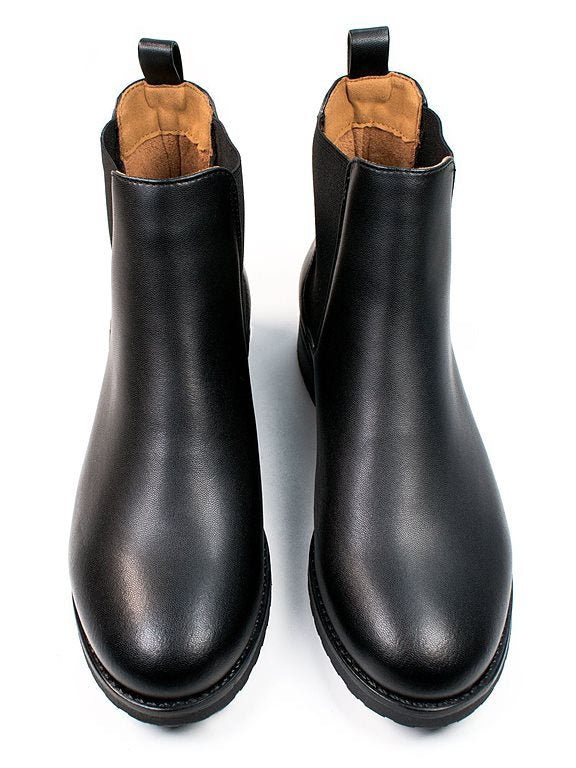  Luxe Smart Chelsea Boots Black