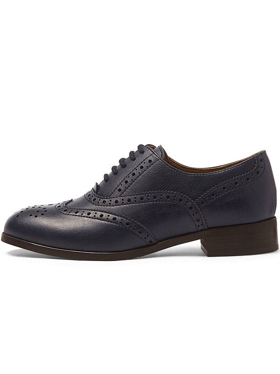  Oxford Brogues Navy Blue