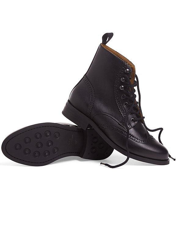  Brogue Boots Black