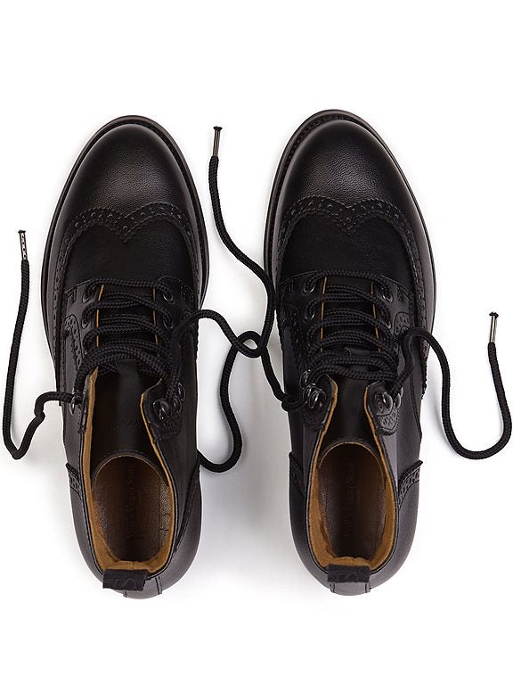  Brogue Boots Black