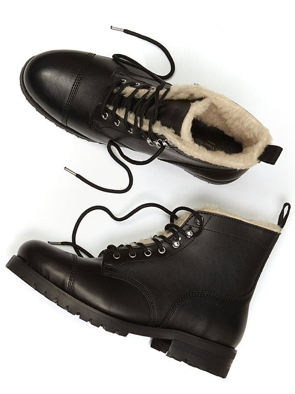  Men's Insulated Work Boots Black