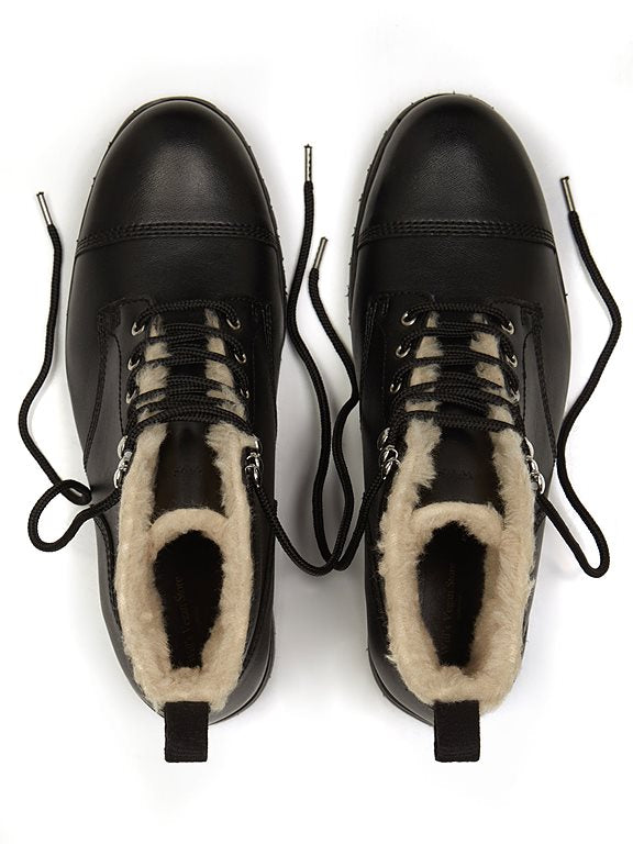  Men's Insulated Work Boots Black