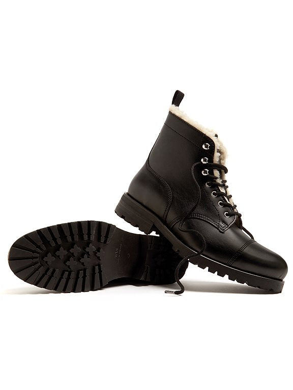  Men's Insulated Work Boots Black