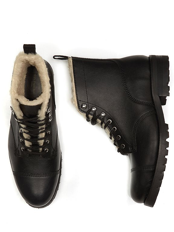  Men's Insulated Work Boots Black