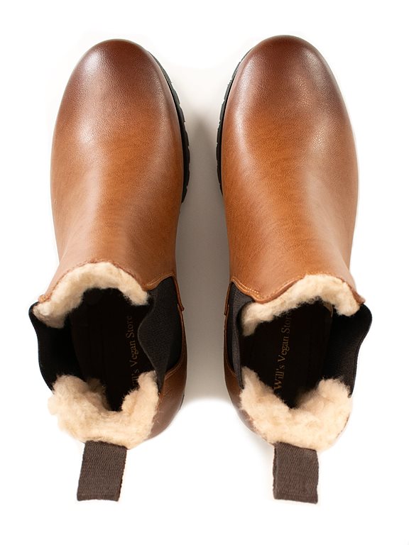  Chelsea Boots Women Luxe Insulated Deep Tread Tan Brown