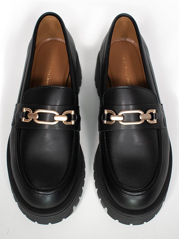  Loafers Track Sole Black