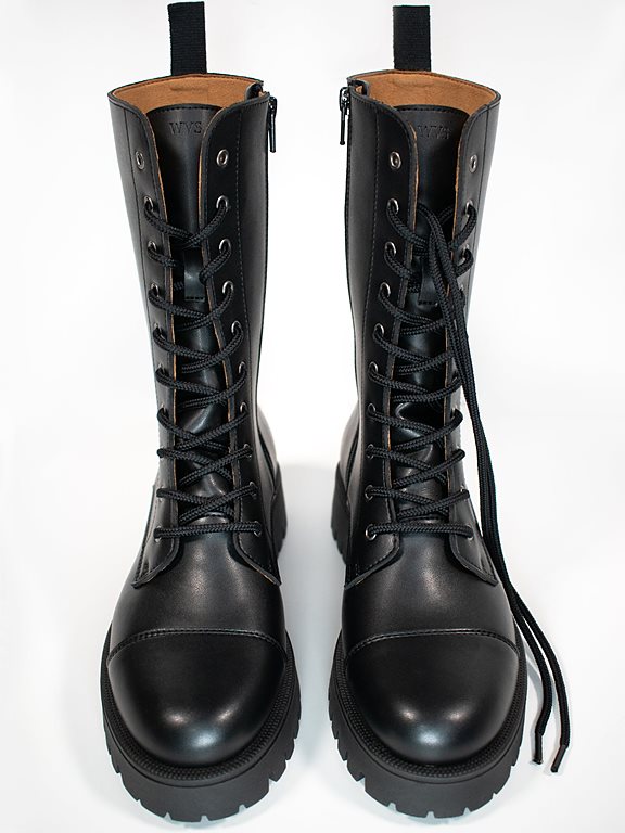  Boots Women Track Sole 10 Eye Black