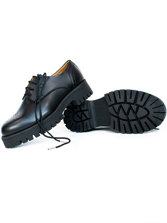  Brogues Track Sole Black