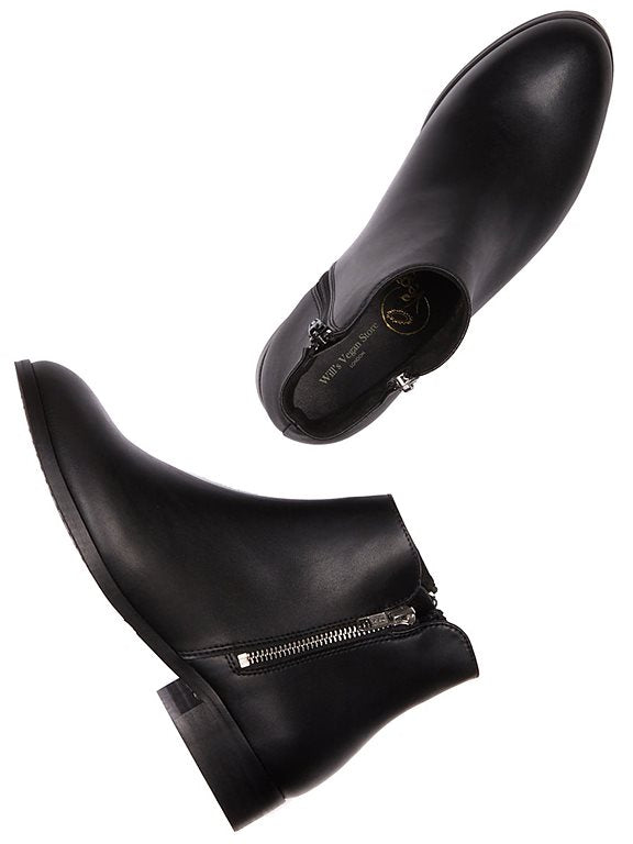  Boots Low Ankle Black
