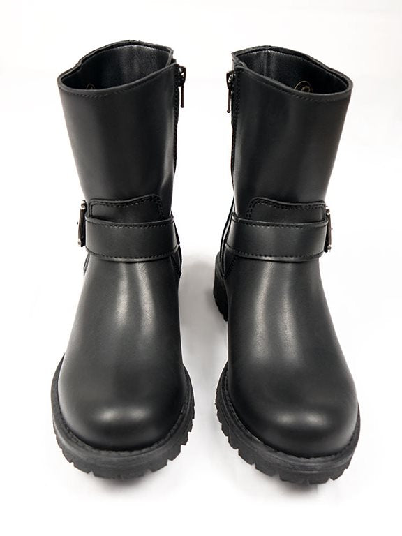  Biker Boots Black