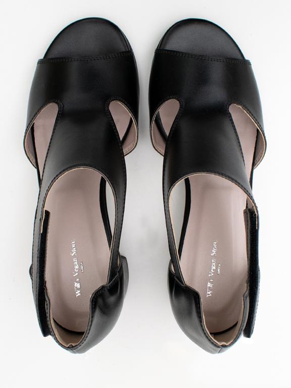  Sandals Peep Toe Black