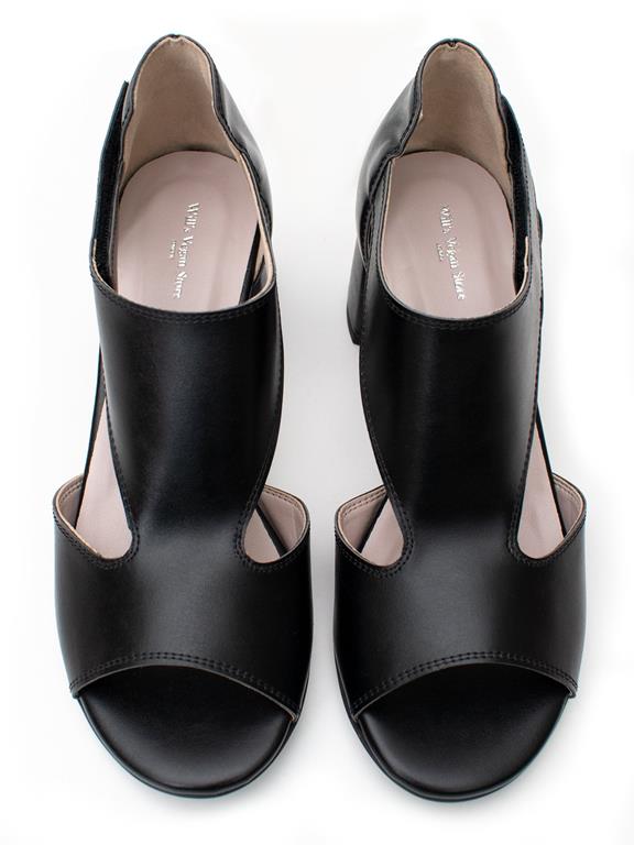  Sandals Peep Toe Black