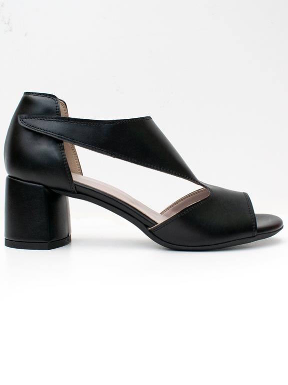  Sandals Peep Toe Black