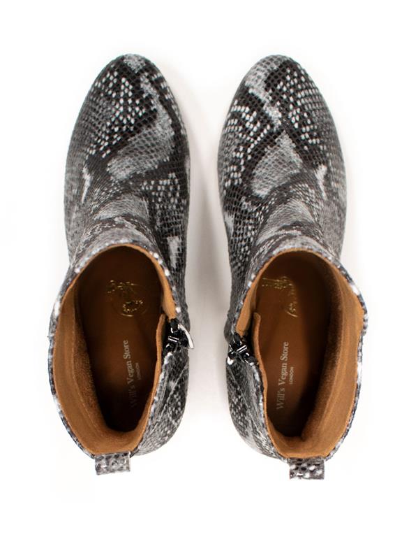  Ankle Boots Snake Black